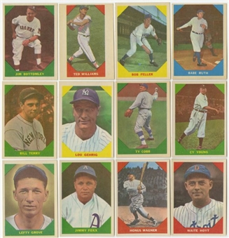 1960 Fleer "Baseball Greats" High Grade Complete Set (79) 